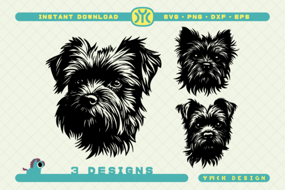 Affenpinscher Head SVG: A Designer's Review for Embroidery