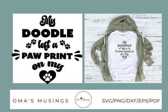 Doodle Dog SVG - Goldendoodle SVG