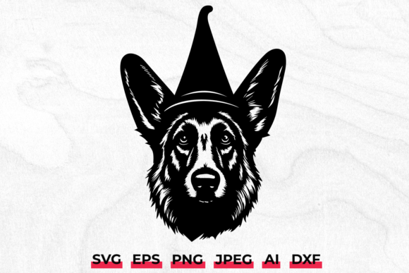 Halloween German Shepherd Dog SVG