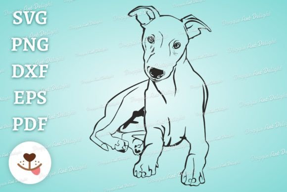 Lying Whippet Puppy Design Review
