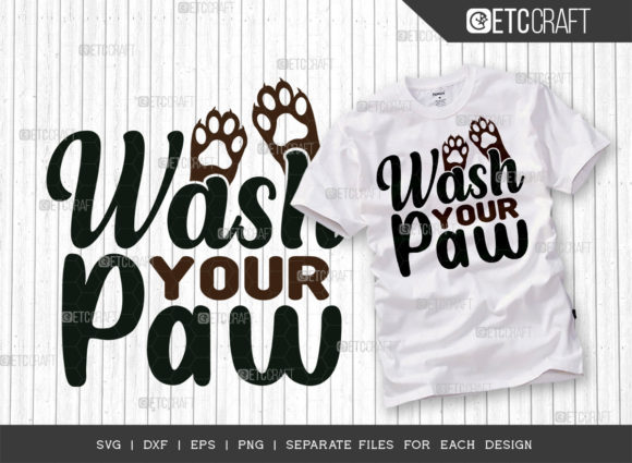 Wash Your Paws SVG Cut File Dog Lover Review